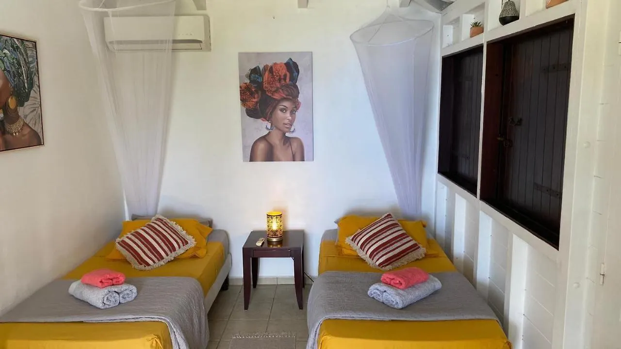 Villa Palma Avec Vue Mer Et Piscine Privee Location Domaine De La Pointe Batterie A Deshaies Guadeloupe