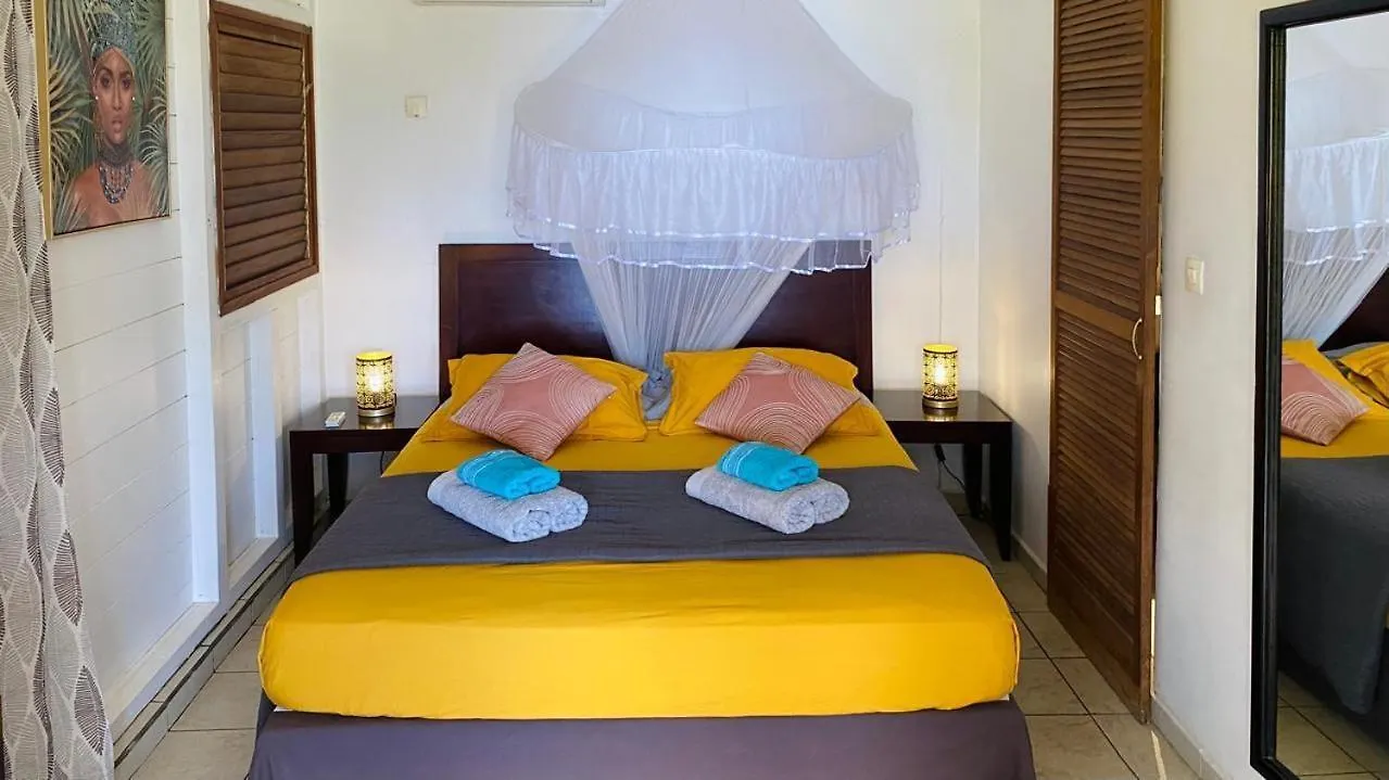 Villa Palma Avec Vue Mer Et Piscine Privee Location Domaine De La Pointe Batterie A Deshaies Guadeloupe