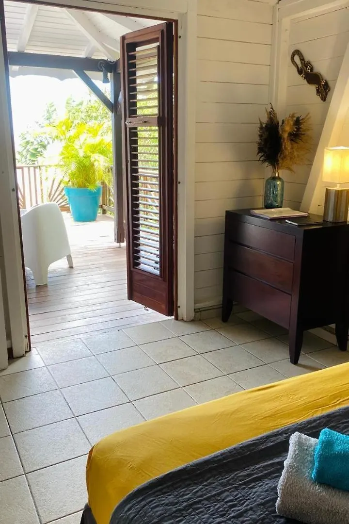 Villa Palma Avec Vue Mer Et Piscine Privee Location Domaine De La Pointe Batterie A Deshaies Guadeloupe